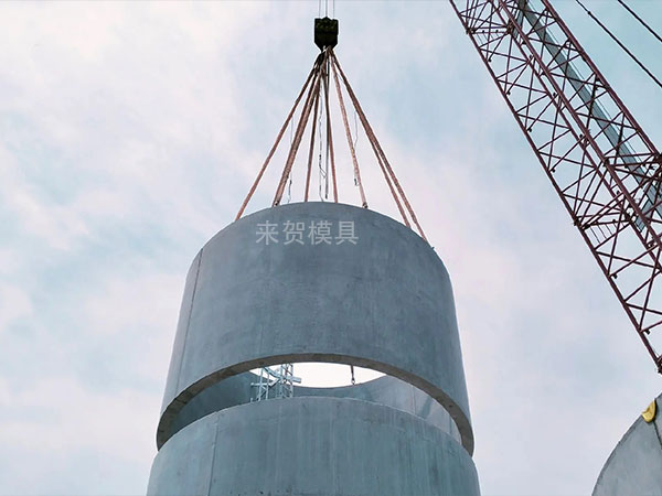 青海風(fēng)電機(jī)組混凝土風(fēng)電塔筒模具應(yīng)用案例